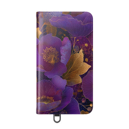 Imperial Petals – Vegan Leather Samsung Flip Phone Case
