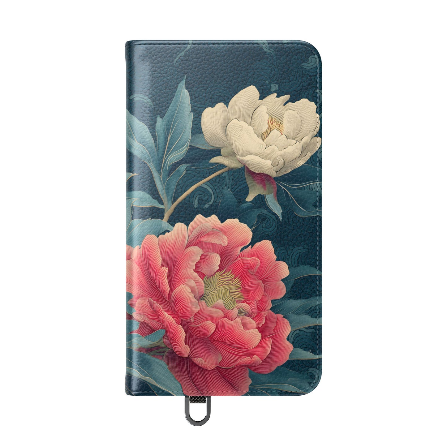 Floral Whispers – Vegan Leather Flip Samsung Case