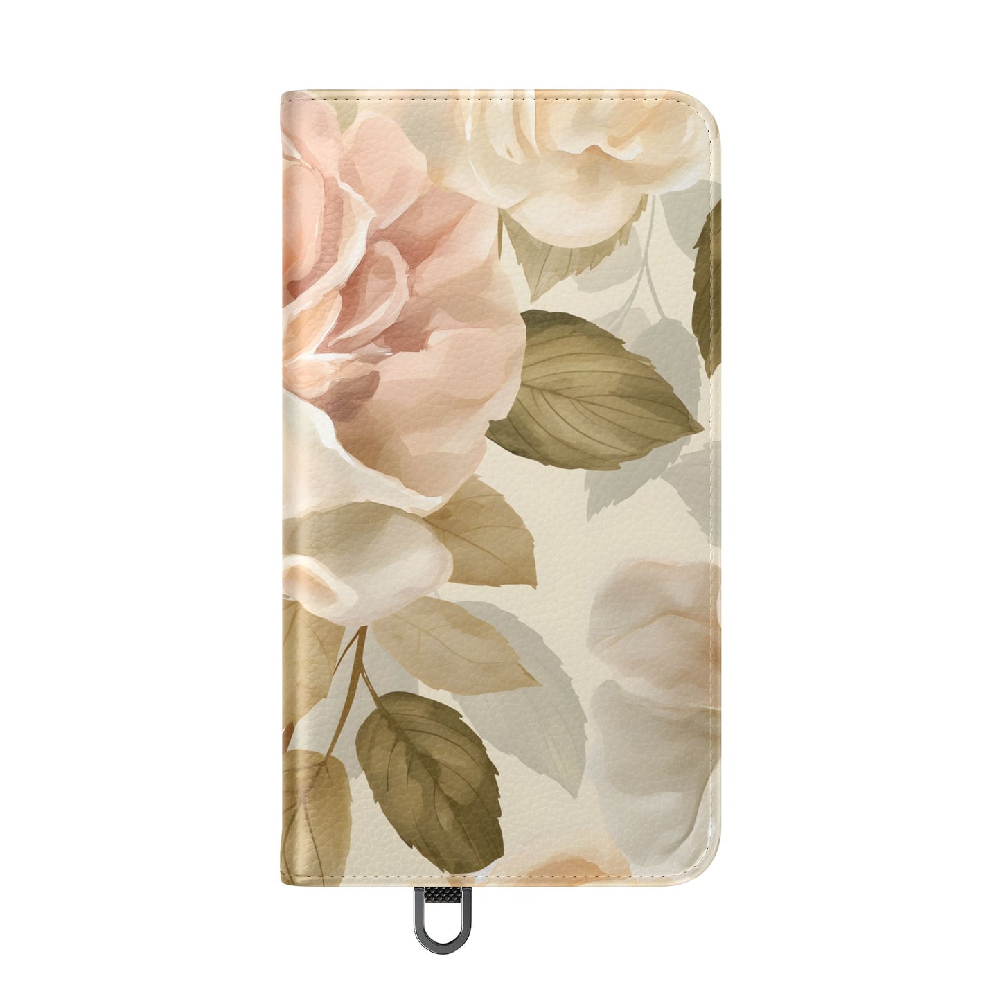 Soft Rose Elegance – Vegan Leather Wallet Samsung Case