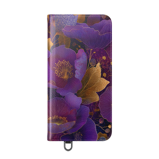 Imperial Petals – Vegan Leather Samsung Flip Phone Case