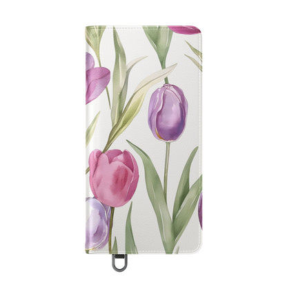 Tulip Serenade – Vegan Leather Wallet Samsung Case