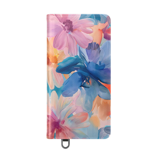 Radiant Bloom – Vegan Leather Wallet Samsung Case