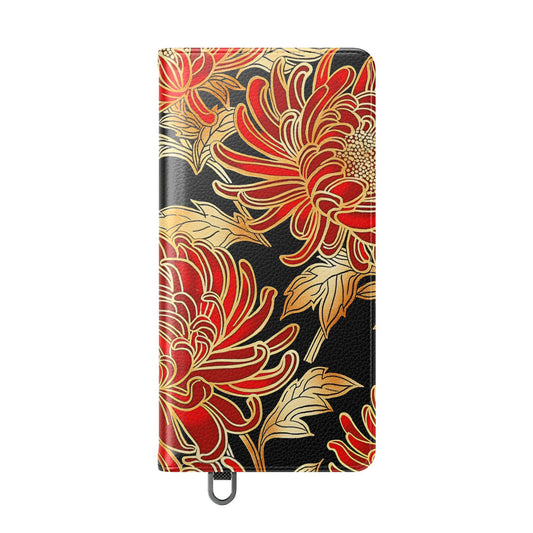 Ember Petals – Vegan Leather Wallet Samsung Case