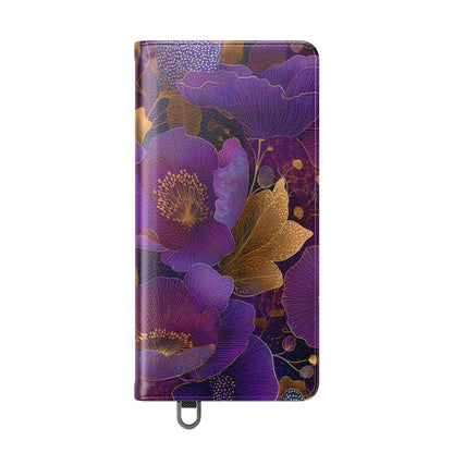 Imperial Petals – Vegan Leather Samsung Flip Phone Case