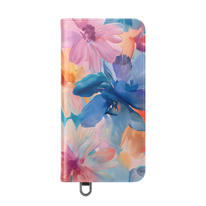 Radiant Bloom – Vegan Leather Wallet Samsung Case