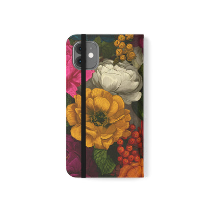 Midnight Bloom – iPhone Wallet Case