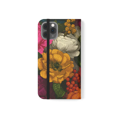 Midnight Bloom – iPhone Wallet Case