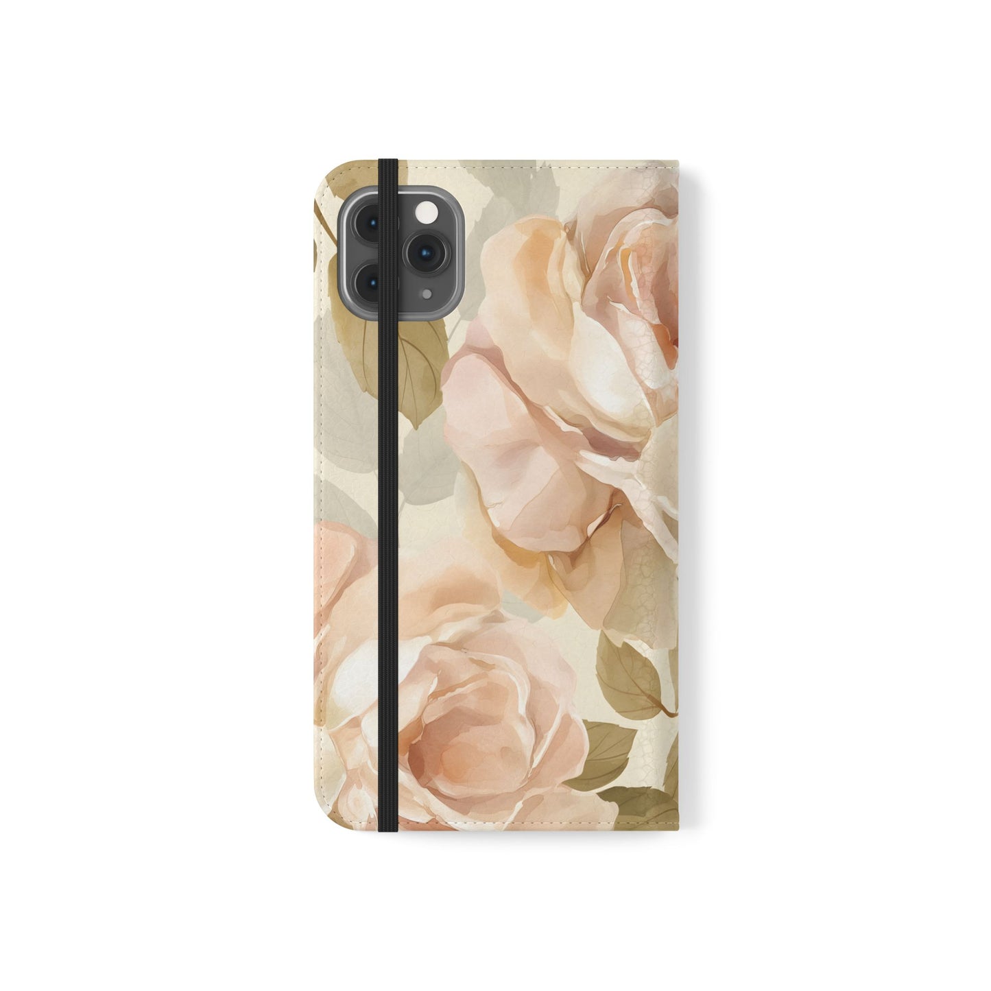 Soft Rose Elegance – iPhone Wallet Case