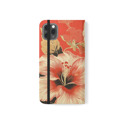 Golden Hibiscus – iPhone Wallet Case