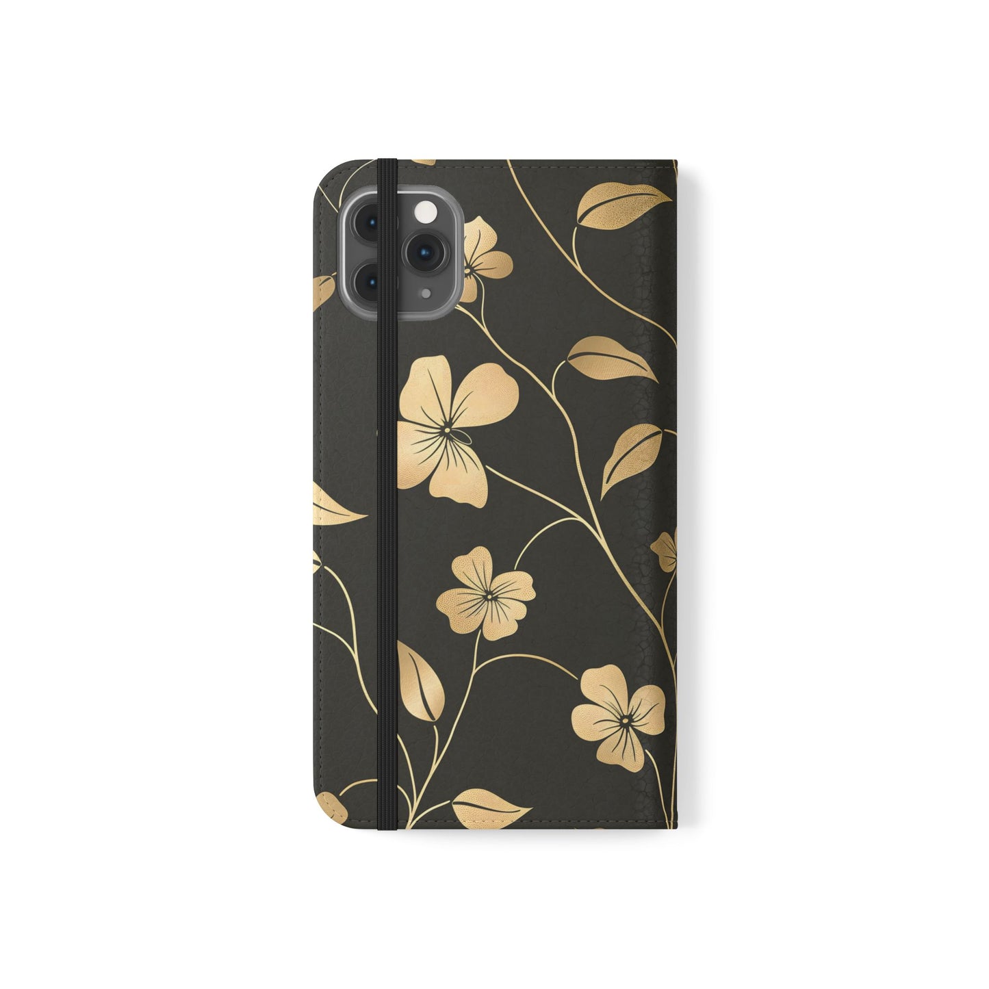 Golden Elegance – iPhone Wallet Case