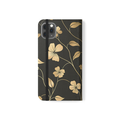 Golden Elegance – iPhone Wallet Case
