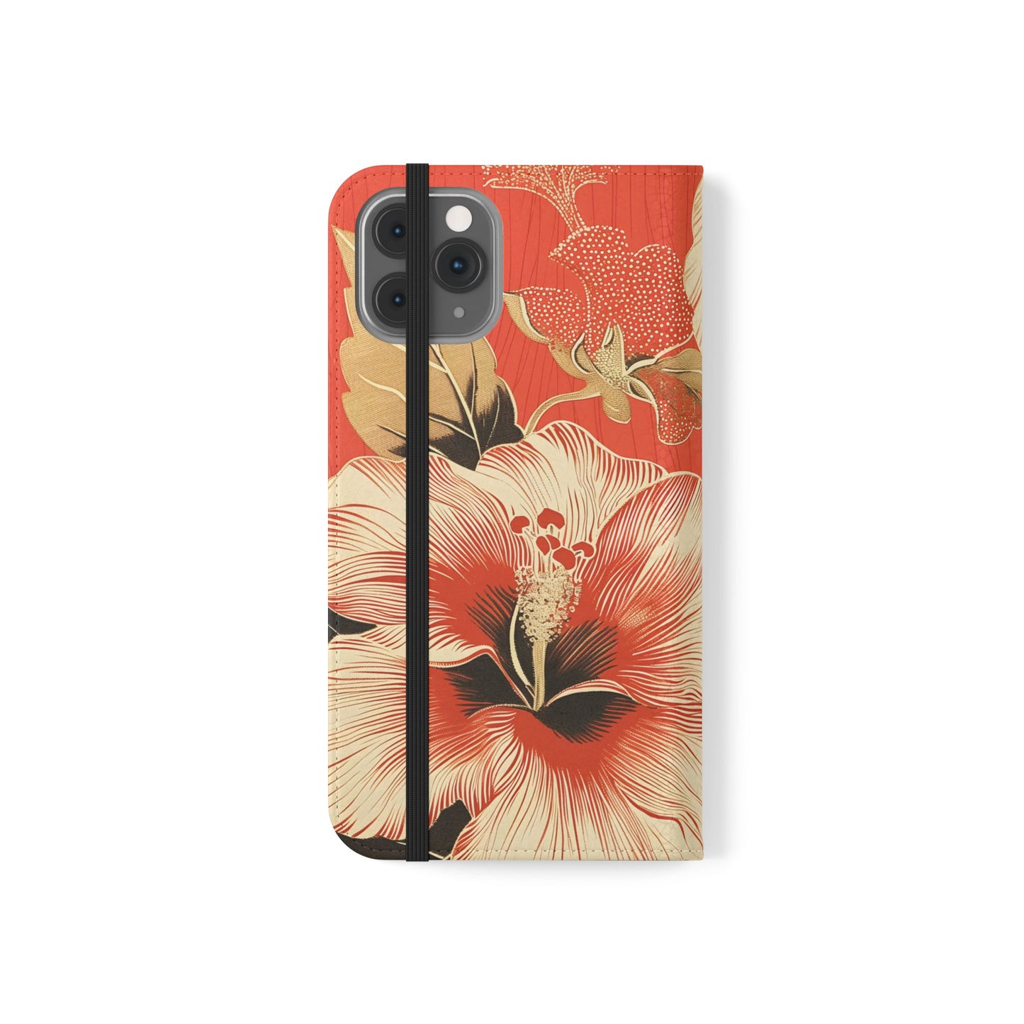 Golden Hibiscus – iPhone Wallet Case