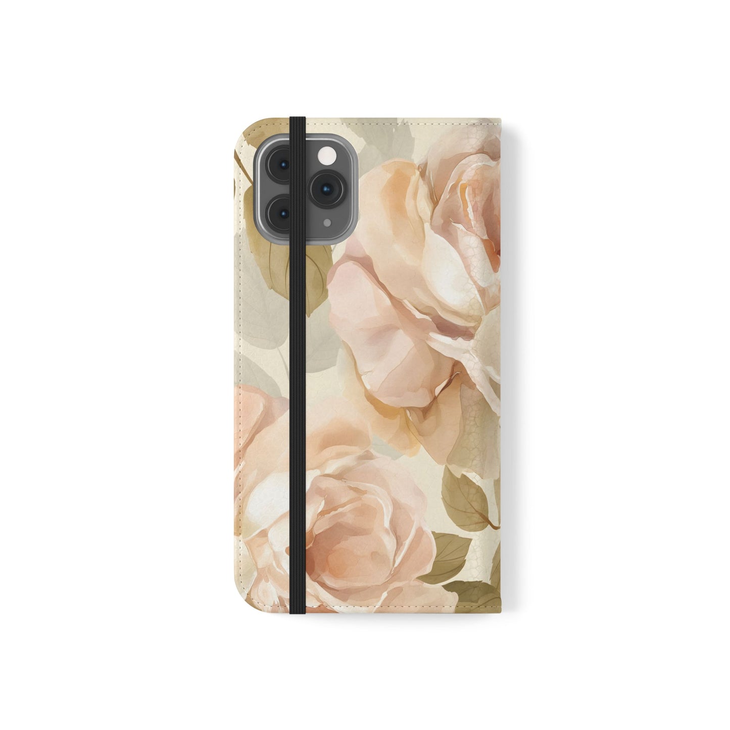 Soft Rose Elegance – iPhone Wallet Case
