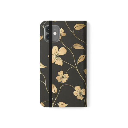 Golden Elegance – iPhone Wallet Case