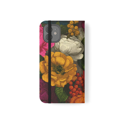 Midnight Bloom – iPhone Wallet Case