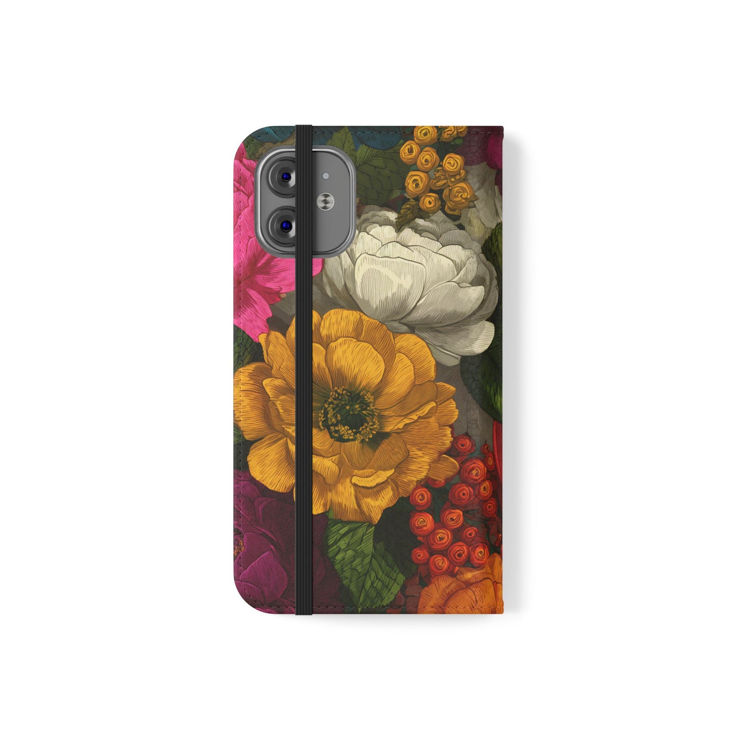 Midnight Bloom – iPhone Wallet Case