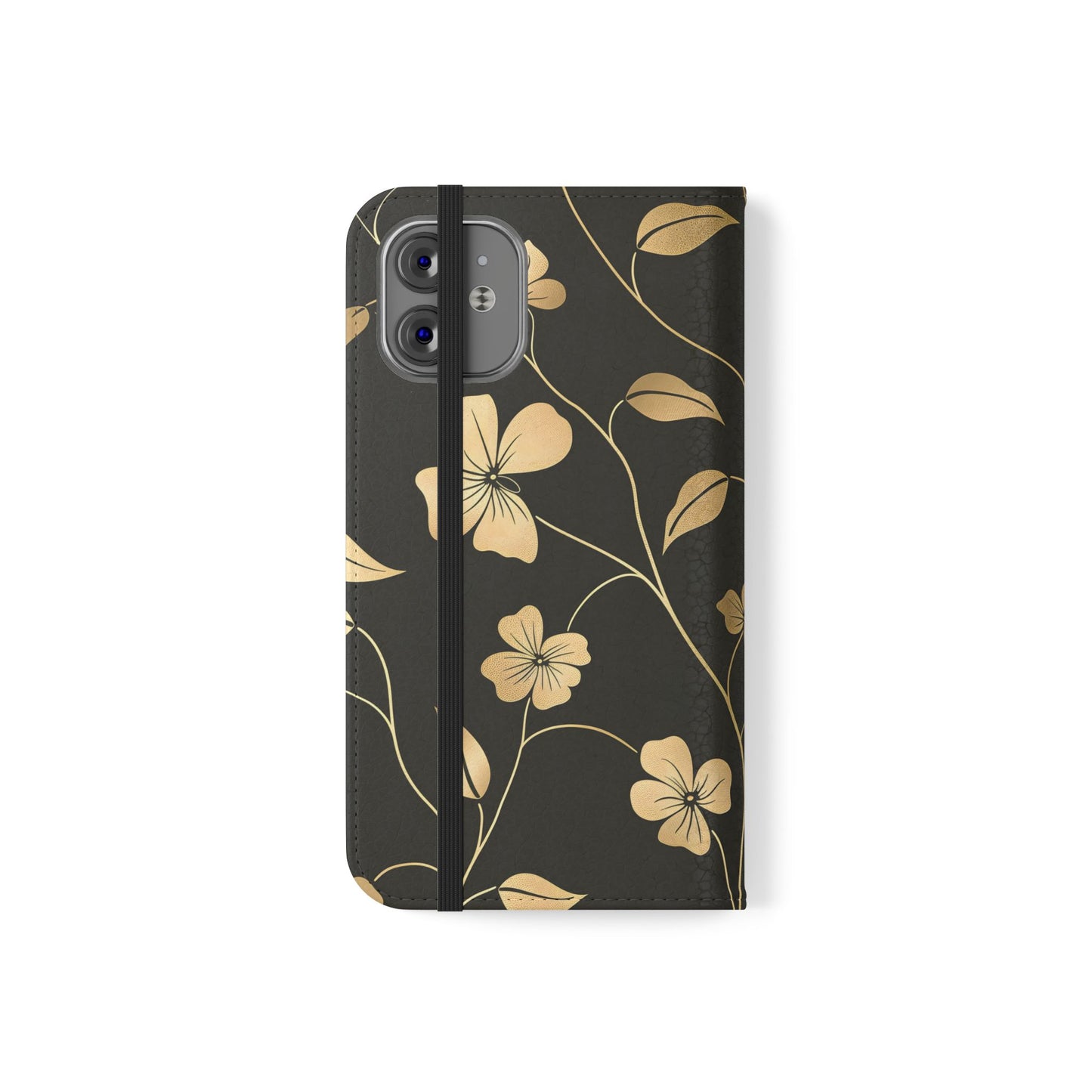 Golden Elegance – iPhone Wallet Case