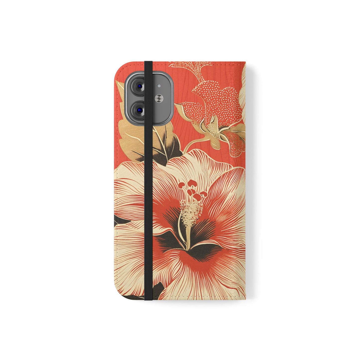 Golden Hibiscus – iPhone Wallet Case