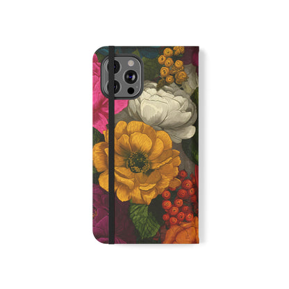 Midnight Bloom – iPhone Wallet Case