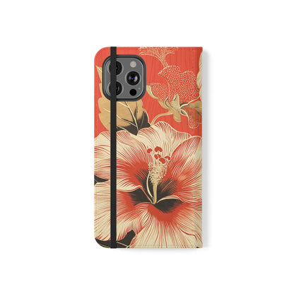 Golden Hibiscus – iPhone Wallet Case