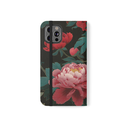 Blooming Peony – iPhone Wallet Case