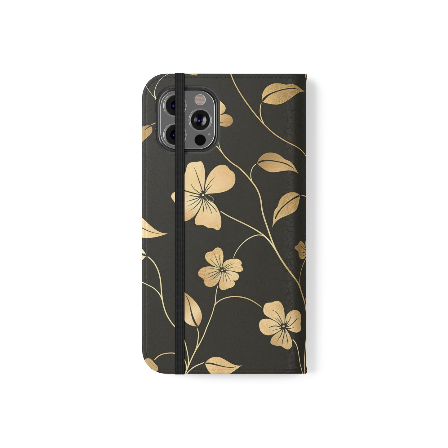 Golden Elegance – iPhone Wallet Case