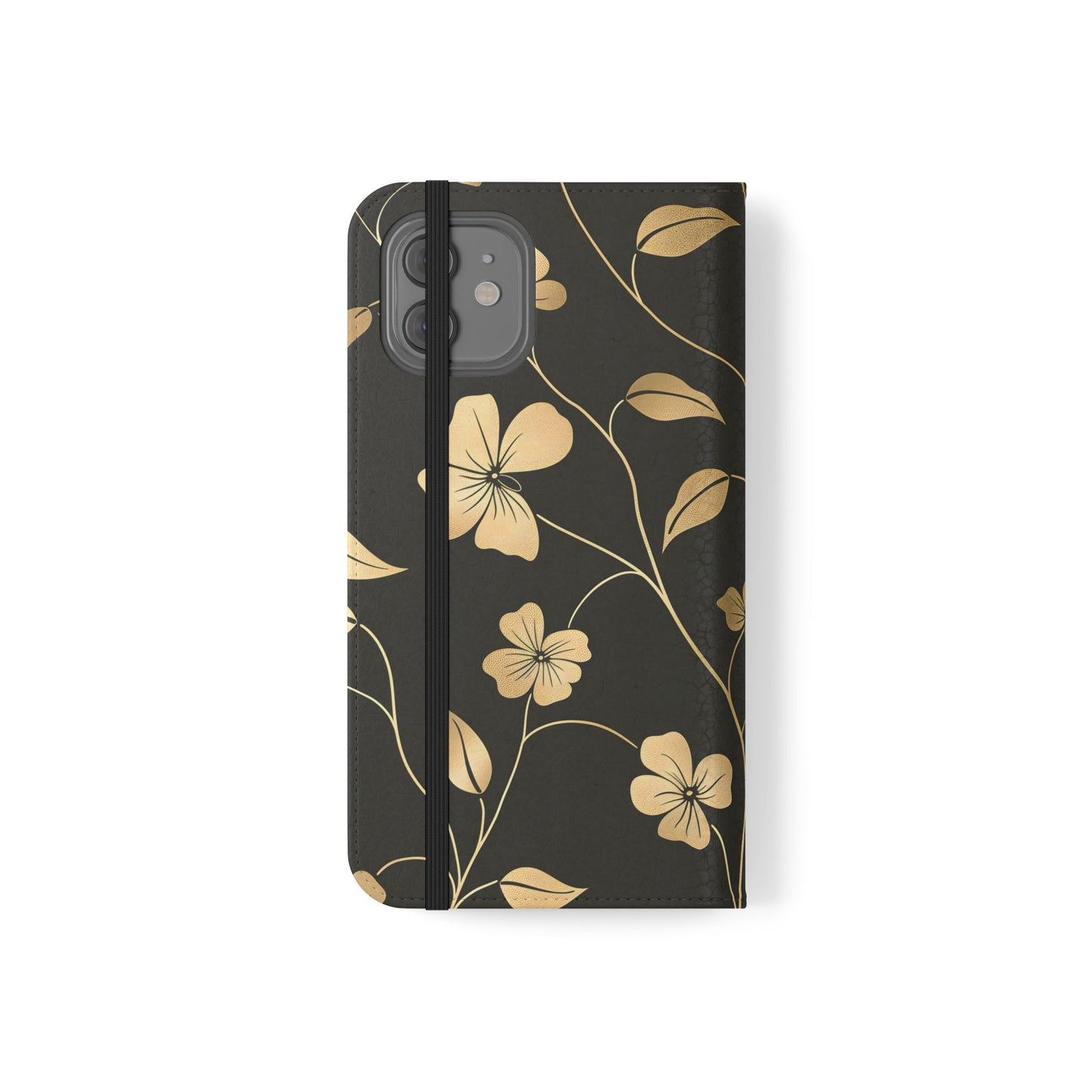 Golden Elegance – iPhone Wallet Case
