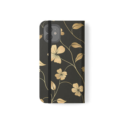 Golden Elegance – iPhone Wallet Case