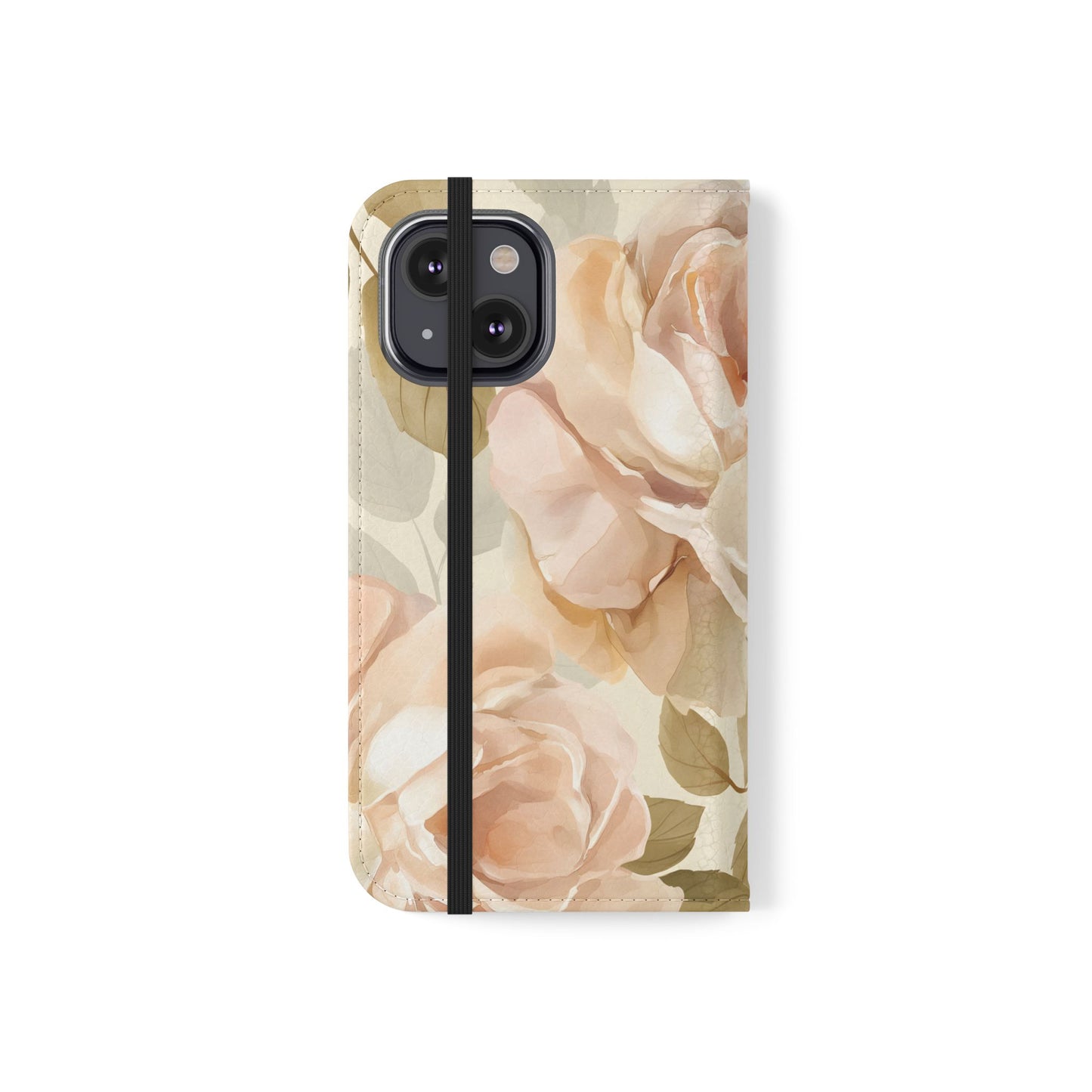 Soft Rose Elegance – iPhone Wallet Case