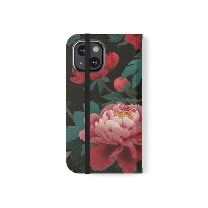 Blooming Peony – iPhone Wallet Case