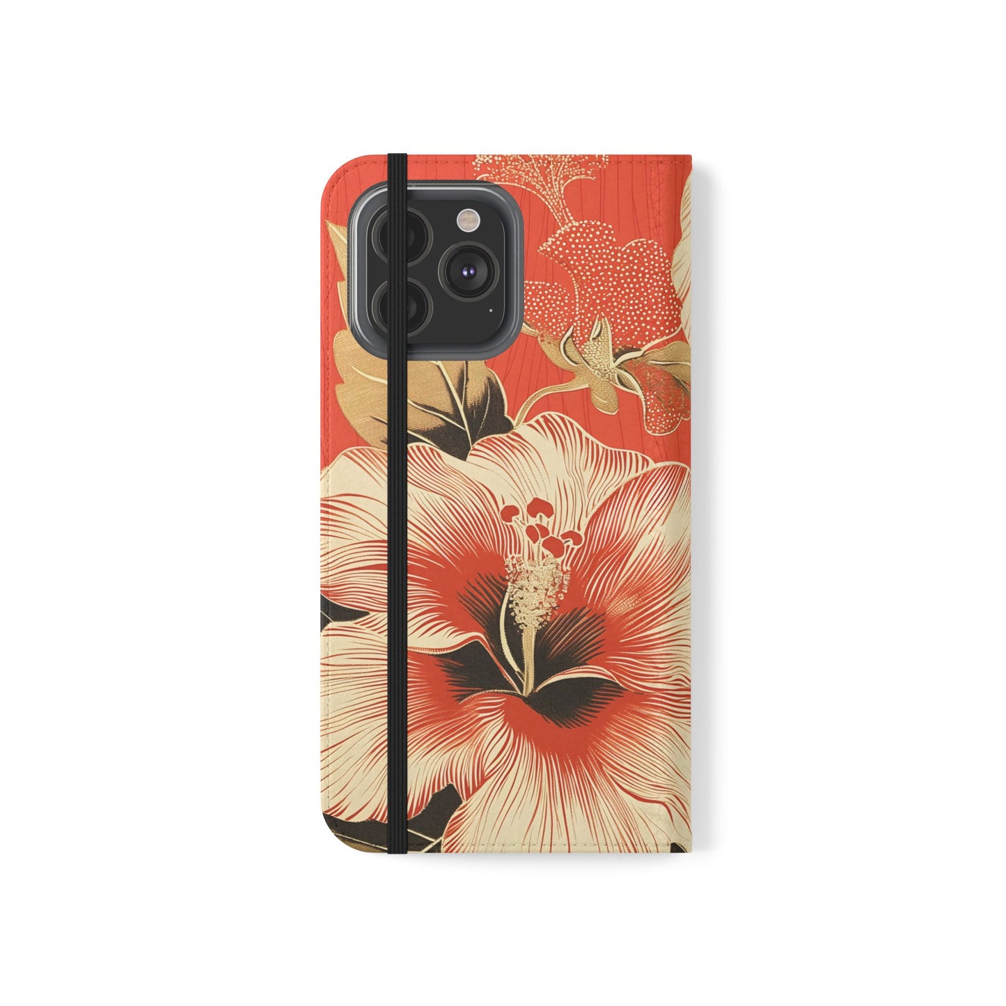 Golden Hibiscus – iPhone Wallet Case