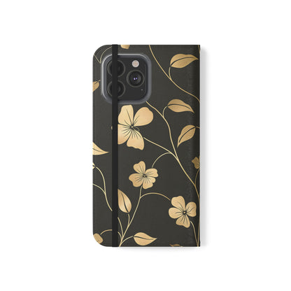 Golden Elegance – iPhone Wallet Case