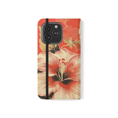 Golden Hibiscus – iPhone Wallet Case