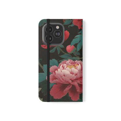 Blooming Peony – iPhone Wallet Case