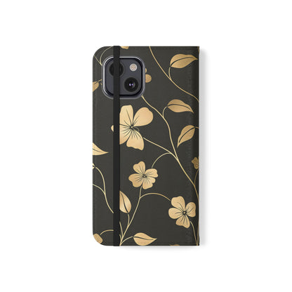 Golden Elegance – iPhone Wallet Case