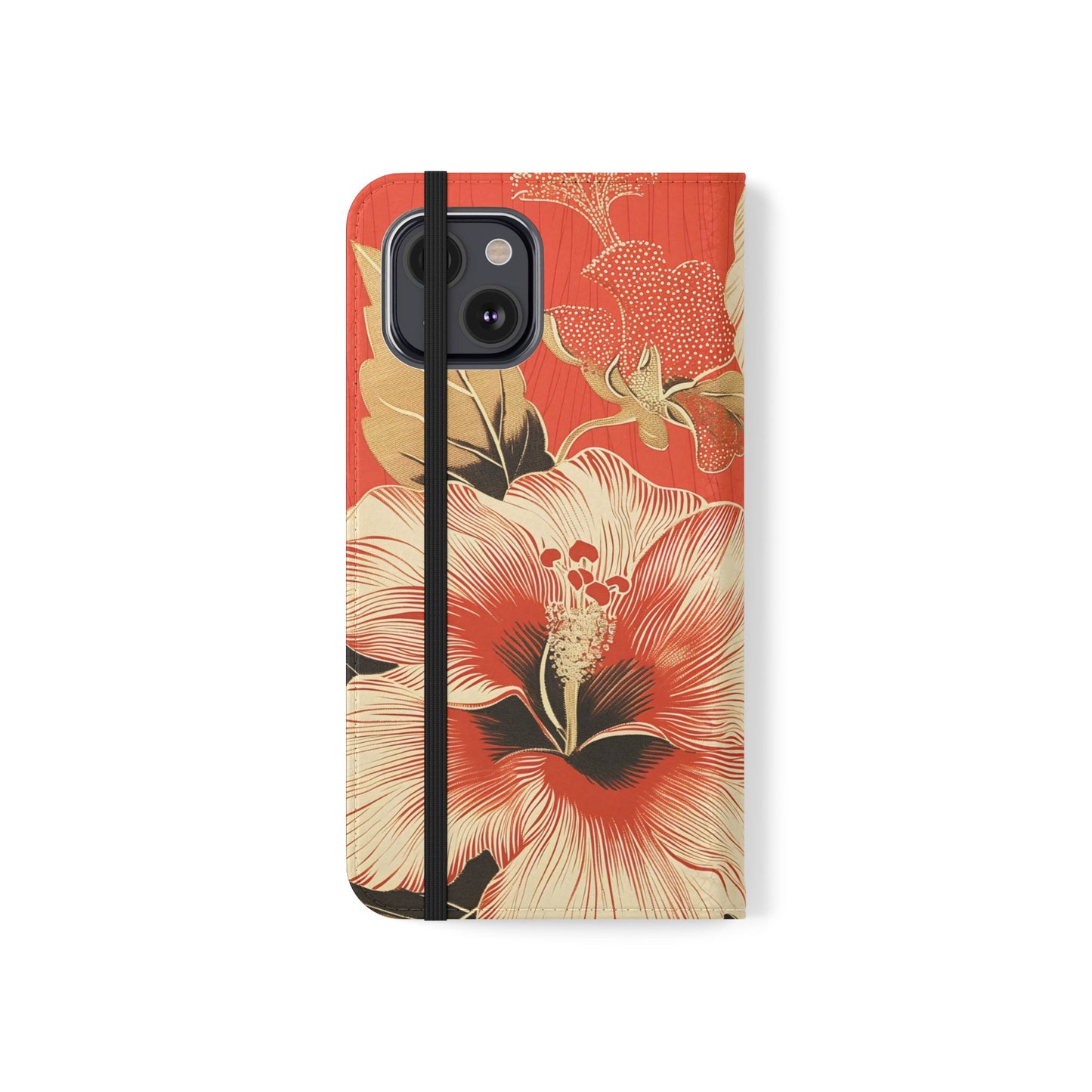 Golden Hibiscus – iPhone Wallet Case
