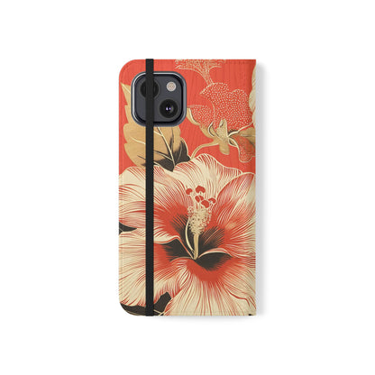 Golden Hibiscus – iPhone Wallet Case