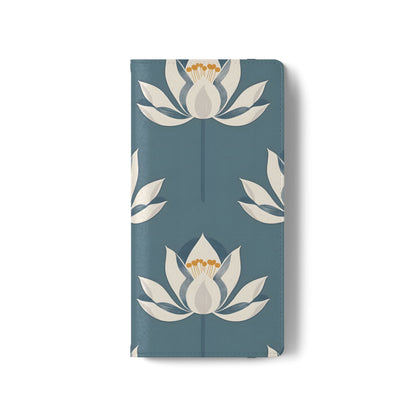 Lotus Serenity – Vegan Leather Wallet Samsung Case