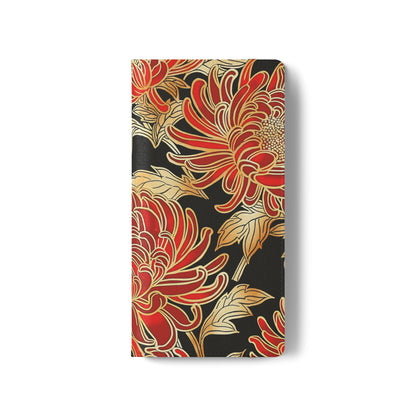 Ember Petals – Vegan Leather Wallet Samsung Case