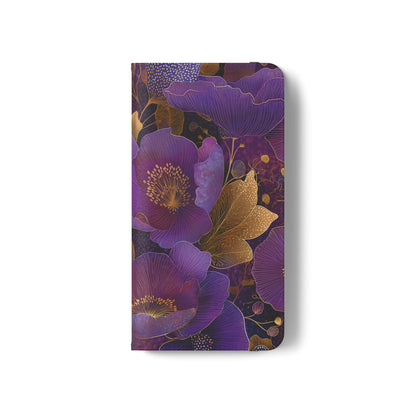 Imperial Petals – Vegan Leather Samsung Flip Phone Case
