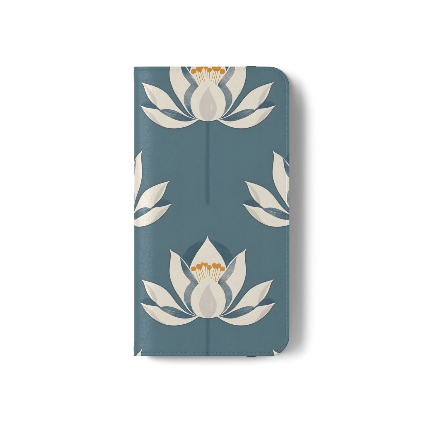 Lotus Serenity – Vegan Leather Wallet Samsung Case