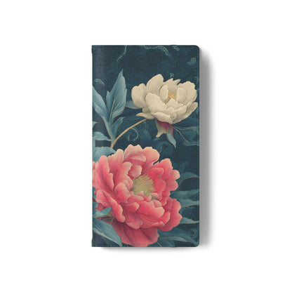 Floral Whispers – Vegan Leather Flip Samsung Case