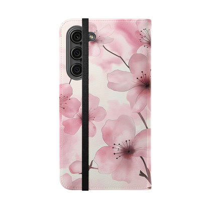 Sakura Veil – Vegan Leather Wallet Samsung Case