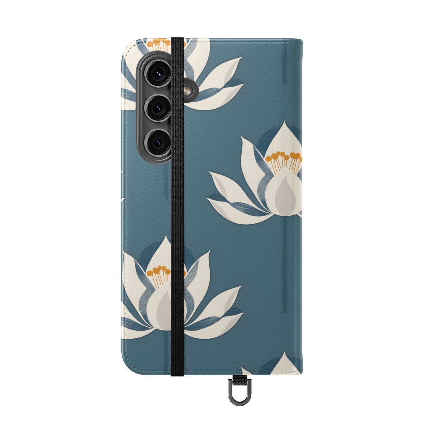 Lotus Serenity – Vegan Leather Wallet Samsung Case