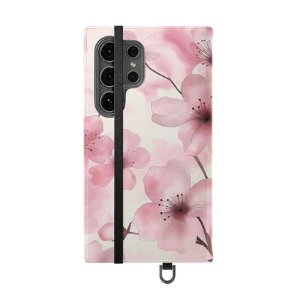 Sakura Veil – Vegan Leather Wallet Samsung Case
