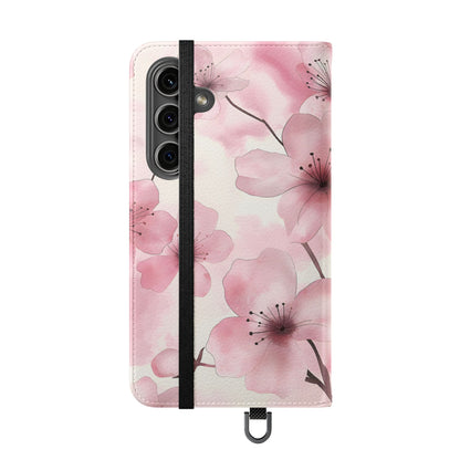 Sakura Veil – Vegan Leather Wallet Samsung Case