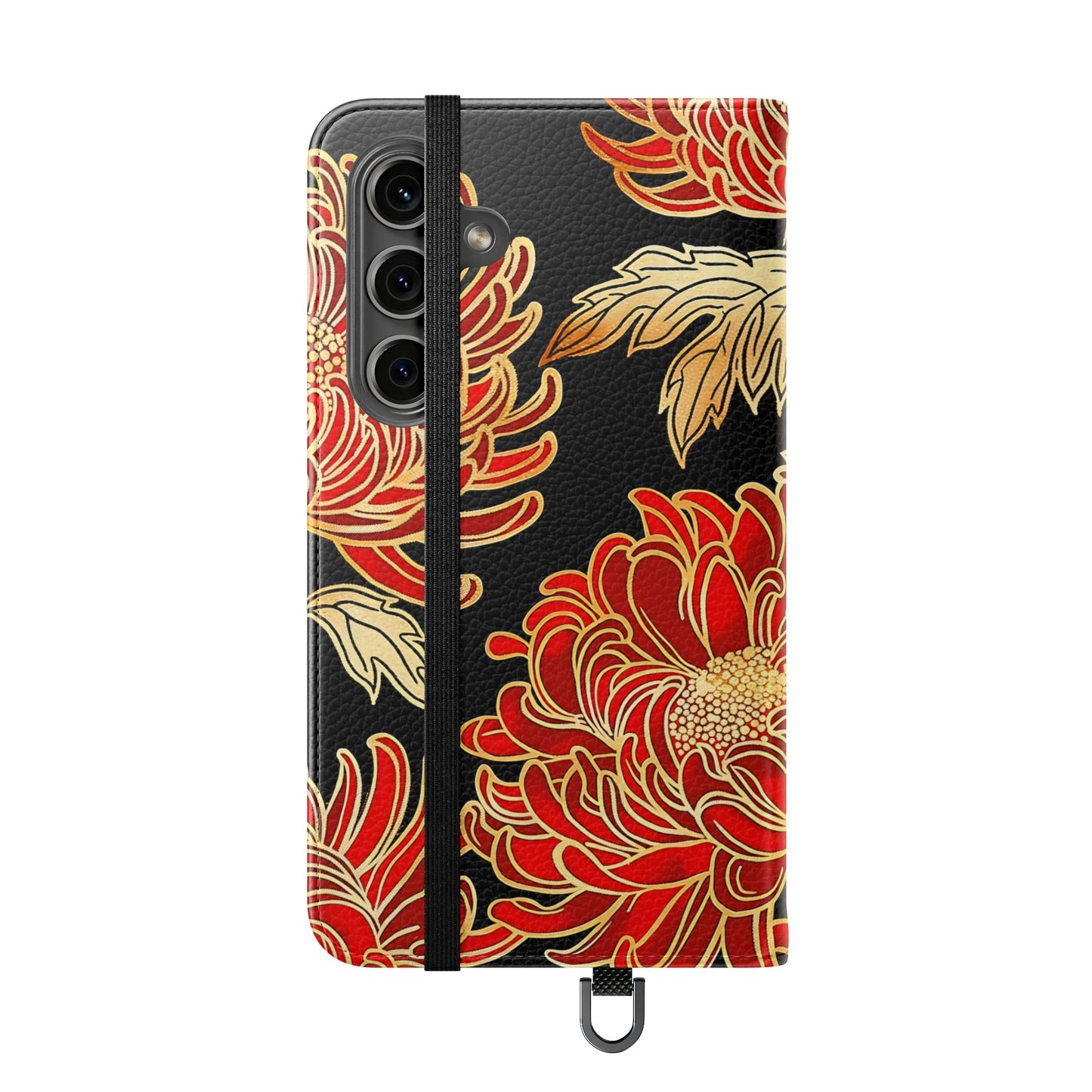 Ember Petals – Vegan Leather Wallet Samsung Case