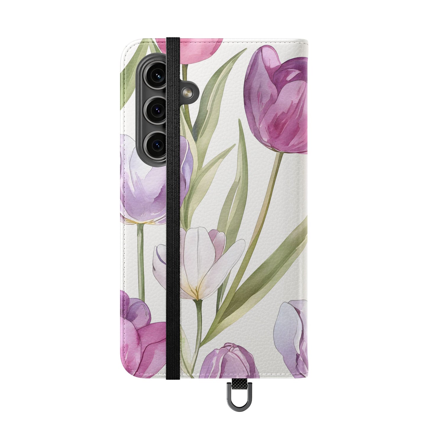 Tulip Serenade – Vegan Leather Wallet Samsung Case