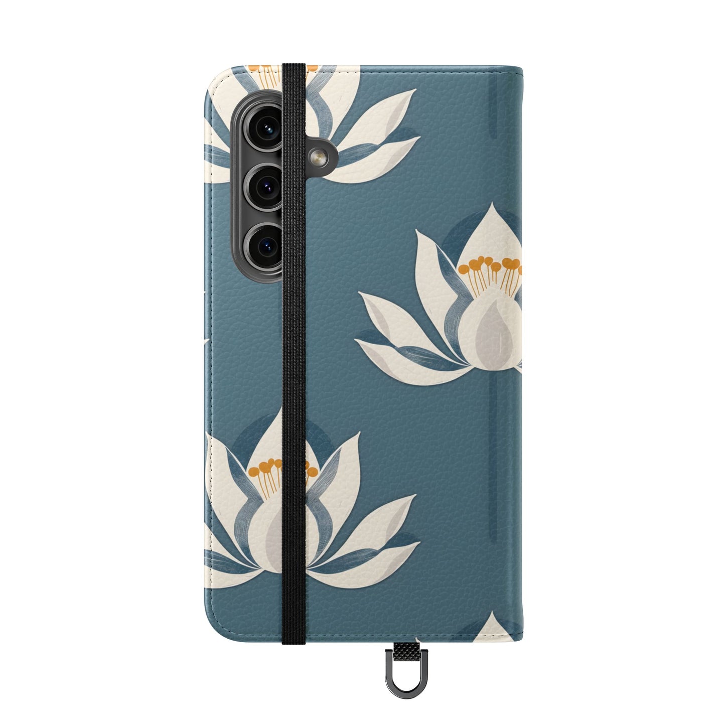 Lotus Serenity – Vegan Leather Wallet Samsung Case