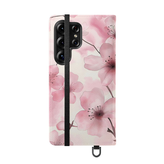Sakura Veil – Vegan Leather Wallet Samsung Case